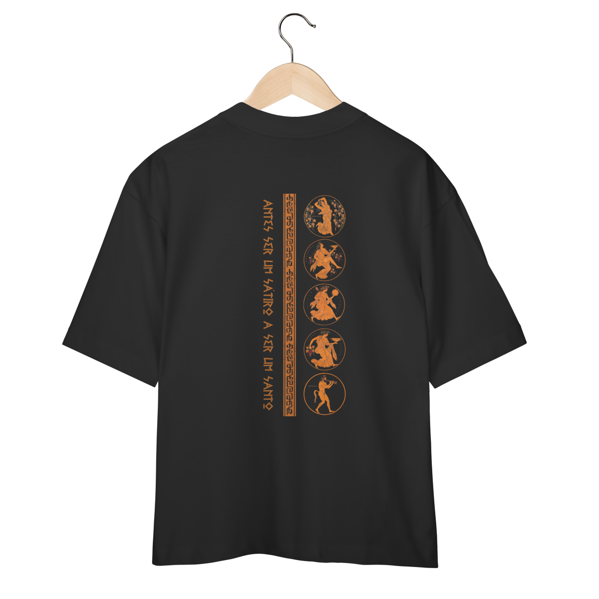 Nome do produto: Camiseta Oversized - Sátiro (COSTAS)