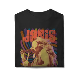 Nome do produto Camiseta Oversized Janis Joplin