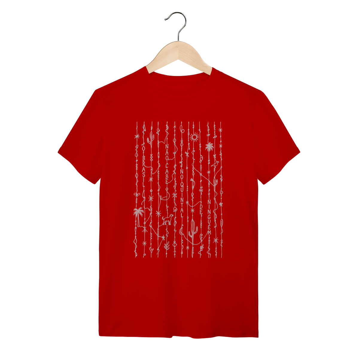 Nome do produto: Camiseta O Brasil Não Cabe No Quintal De Ninguém