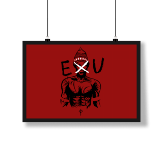 Nome do produto Poster Exu vermelho Horizontal