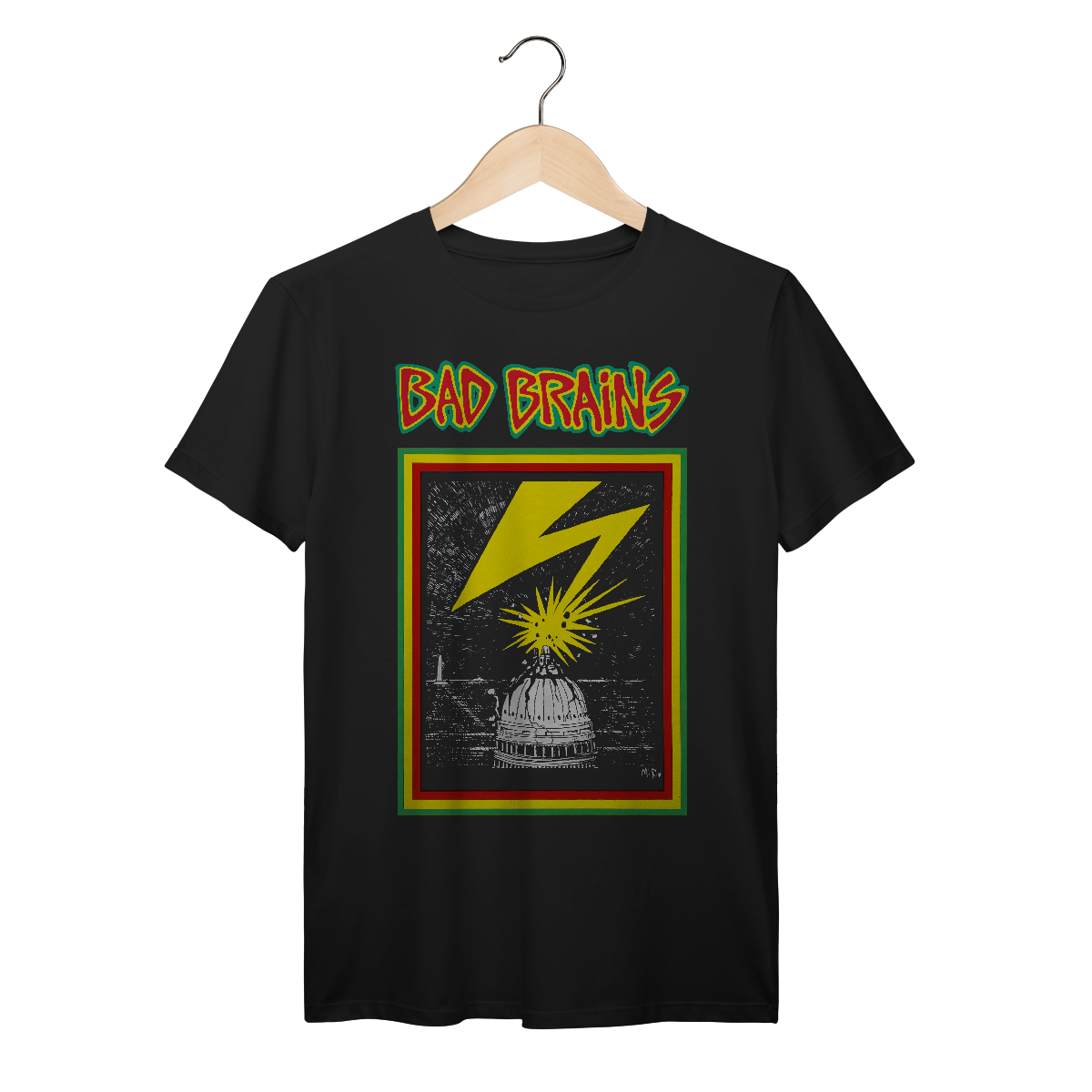 Nome do produto: Camiseta Premium Bad Brains - Coleção Punk/ Hardcore