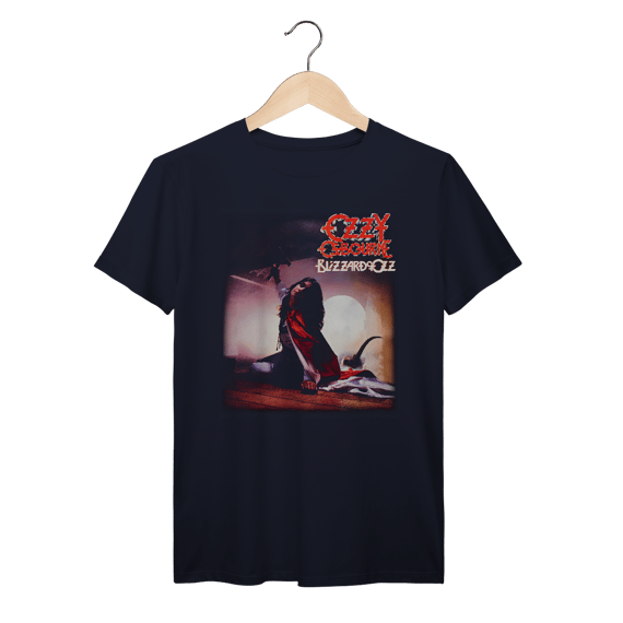 Camiseta Premium Ozzy Osbourne - Blizzard of Ozz - Coleção Metal