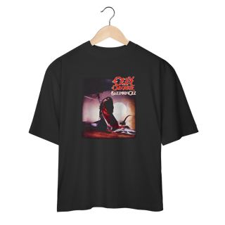 Camiseta Oversized Ozzy Osbourne - Blizzard of Ozz - Coleção Metal