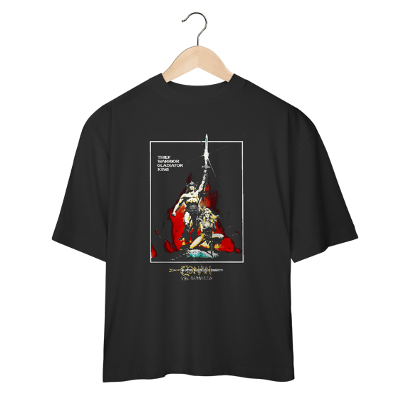 Camiseta Oversized Conan the Barbarian - Coleção Filmes
