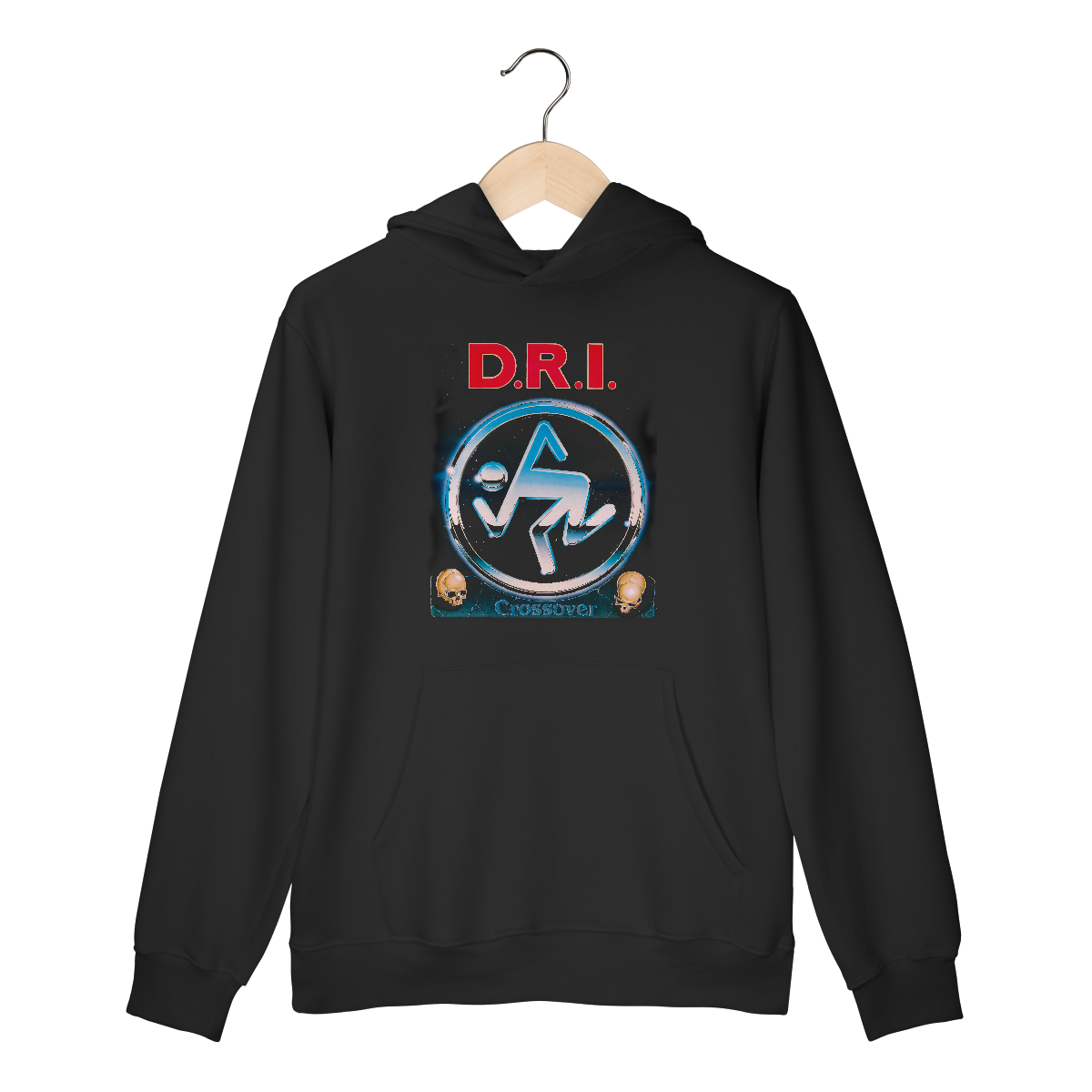 Nome do produto: Moletom Canguru Premium D.R.I. - Crossover - Coleção Metal/ Hardcore