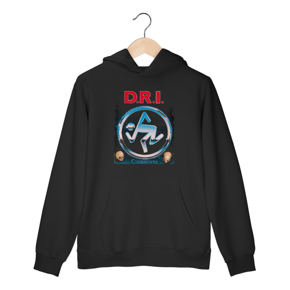 Moletom Canguru Premium D.R.I. - Crossover - Coleção Metal/ Hardcore