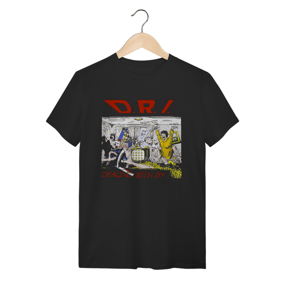 Camiseta D.R.I. - Dealing With It! - Coleção Metal/ Hardcore