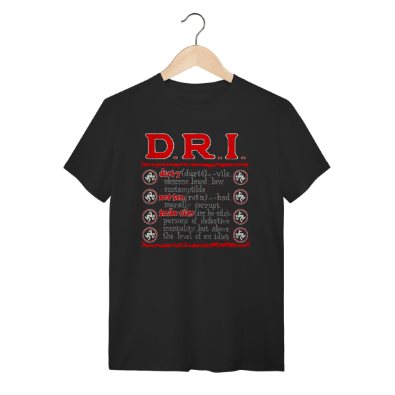 Camiseta D.R.I. - Definition - Coleção Metal/ Hardcore