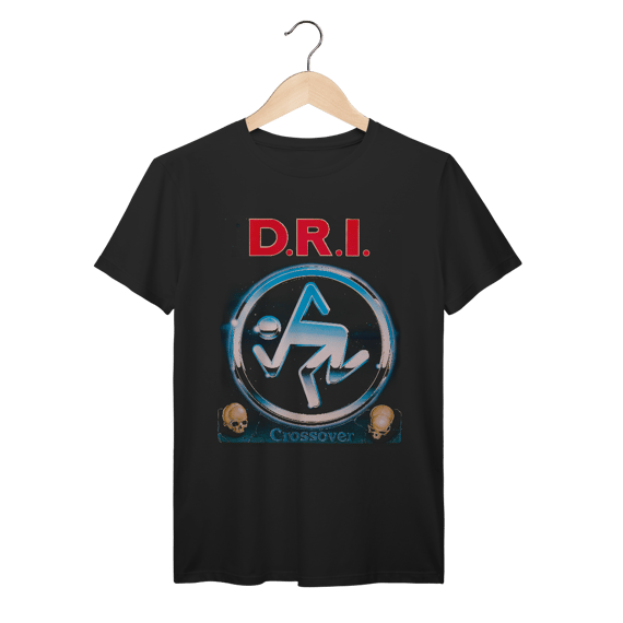 Camiseta Premium D.R.I. - Crossover - Coleção Metal/ Hardcore