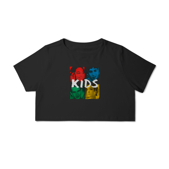 Camisa Cropped Kids - Coleção Filmes