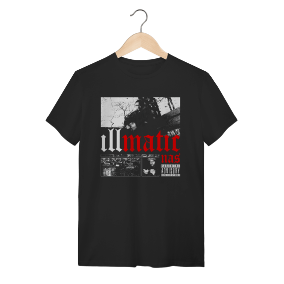 Camiseta Nas - Illmatic - Coleção Rap