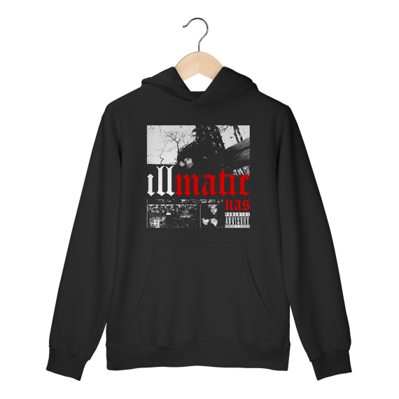 Moletom Canguru Premium Nas - Illmatic - Coleção Rap