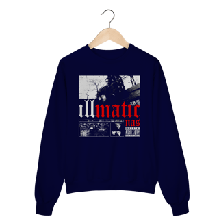 Nome do produto Moletom Fechado Premium Nas - Illmatic - Coleção Rap