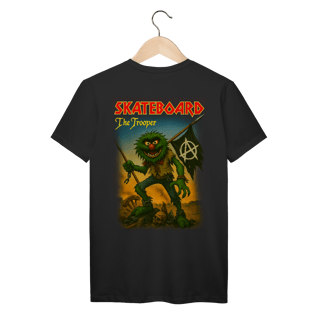 Nome do produto Camiseta Premium Caos Manifesto X Noveline - Skateboard Trooper - Coleção Exclusivas