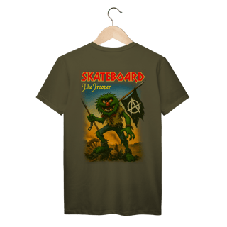 Nome do produto Camiseta Premium Caos Manifesto X Noveline - Skateboard Trooper - Coleção Exclusivas