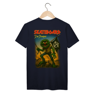 Nome do produto Camiseta Premium Caos Manifesto X Noveline - Skateboard Trooper - Coleção Exclusivas