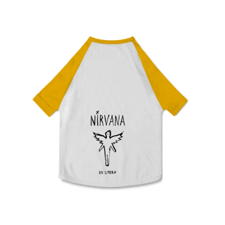 Nome do produto Camiseta Pet Nirvana - In Utero - Coleção Rock