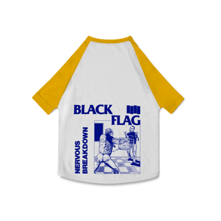 Nome do produto Pet Dog Black Flag - Nervous Breakdown - Coleção Punk/ Hardcore