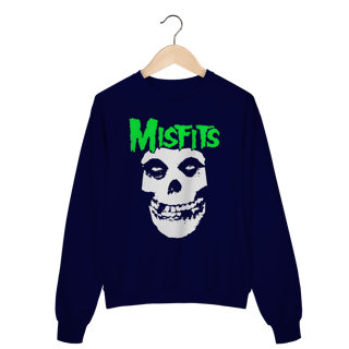 Nome do produto Moletom Fechado Premium Misfits - Coleção Punk