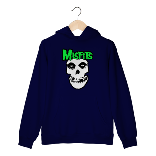 Nome do produto Moletom Canguru Premium Misfits - Coleção Punk