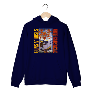 Nome do produto Moletom Canguru Premium Guns n' Roses - Coleção Rock