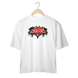 Nome do produto Camiseta Oversized Caos Manifesto - Logo - Coleção Exclusivas