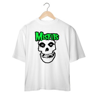 Camiseta Oversized Misfits - Coleção Punk