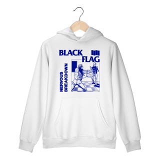 Nome do produto Moletom Canguru Premium Black Flag - Nervous Breakdown - Coleção Punk/ Hardcore