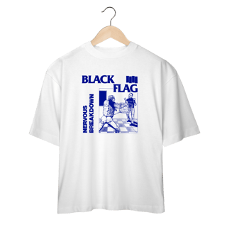 Nome do produto Camiseta Oversized Black Flag - Nervous Breakdown - Coleção Punk/ Hardcore