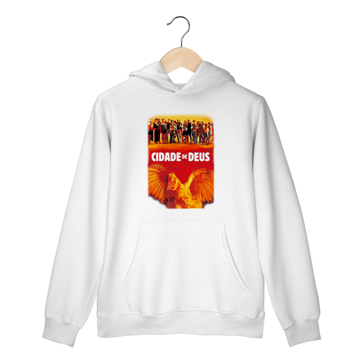 Nome do produto: Moletom Canguru Premium Cidade de Deus - Coleção Filmes