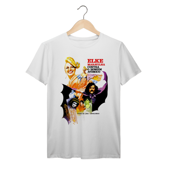 Camiseta Premium Elke Maravilha contra o Homem Atômico - Coleção filmes