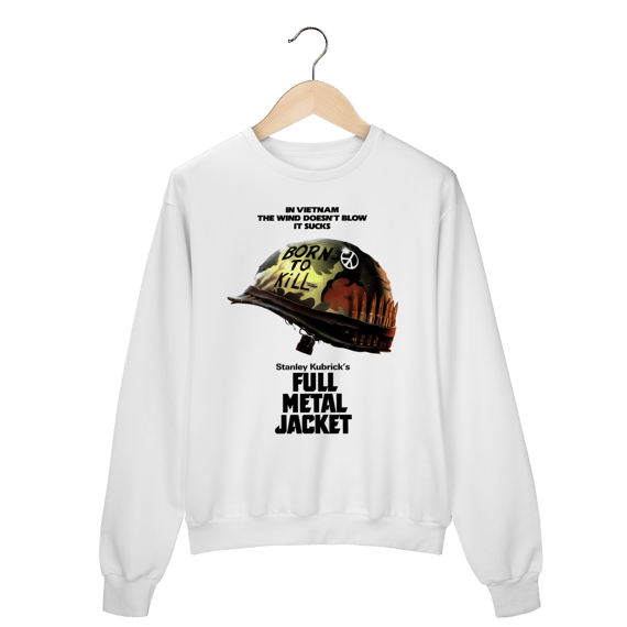 Moletom Fechado Premium Full Metal Jacket - Coleção Filmes