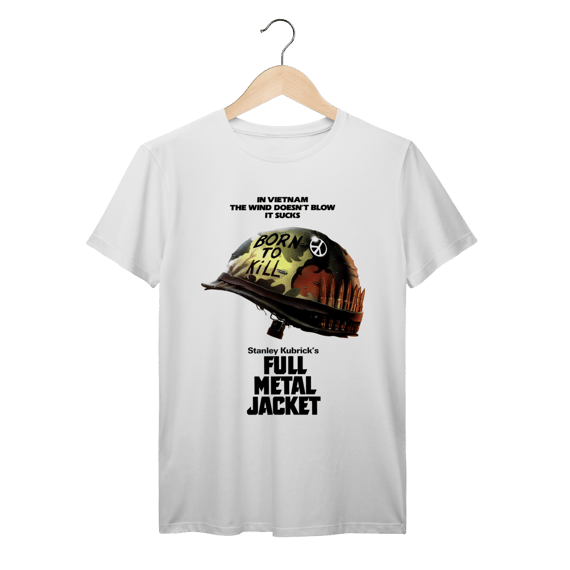 Camiseta Premium Full Metal Jacket - Coleção Filmes