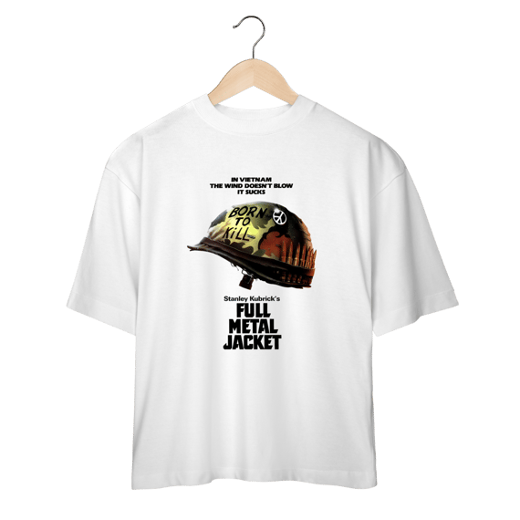 Camiseta Oversized Full Metal Jacket - Coleção Filmes