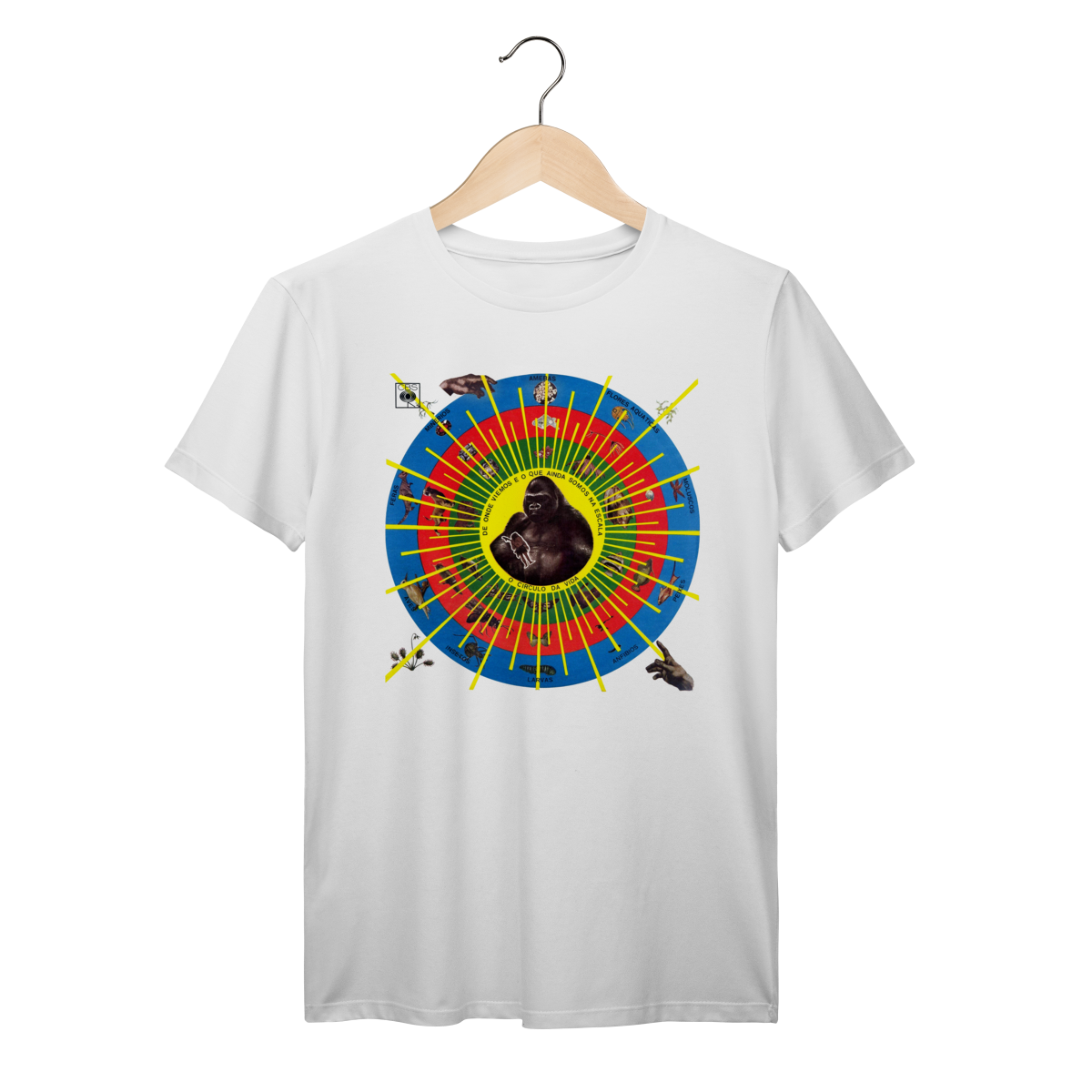 Nome do produto: Camiseta Premium Pedro Santos - Krishnanda - Coleção MPB