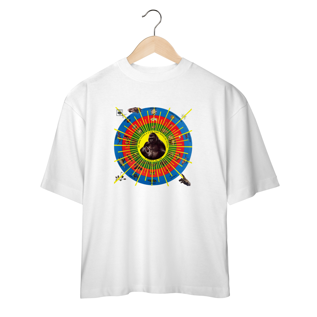 Nome do produto: Camiseta Oversized Pedro Santos - Krishnanda - Coleção MPB