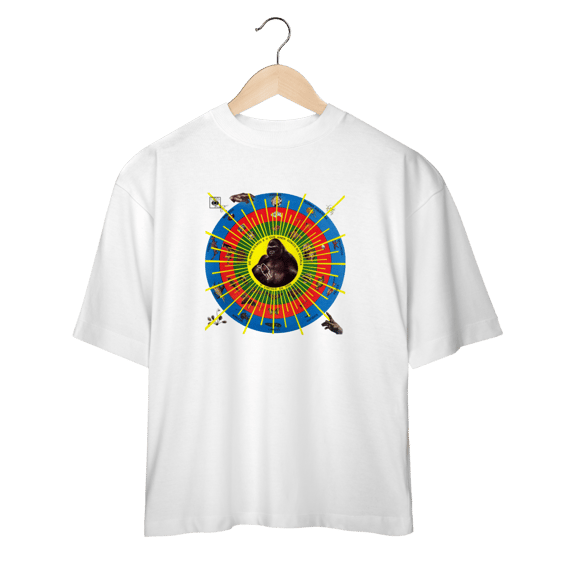 Camiseta Oversized Pedro Santos - Krishnanda - Coleção MPB