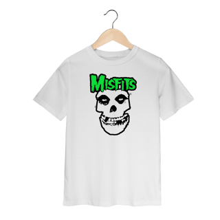 Nome do produto Camiseta Infantil Misfits - Coleção Punk