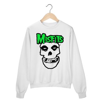 Nome do produto Moletom Fechado Premium Misfits - Coleção Punk