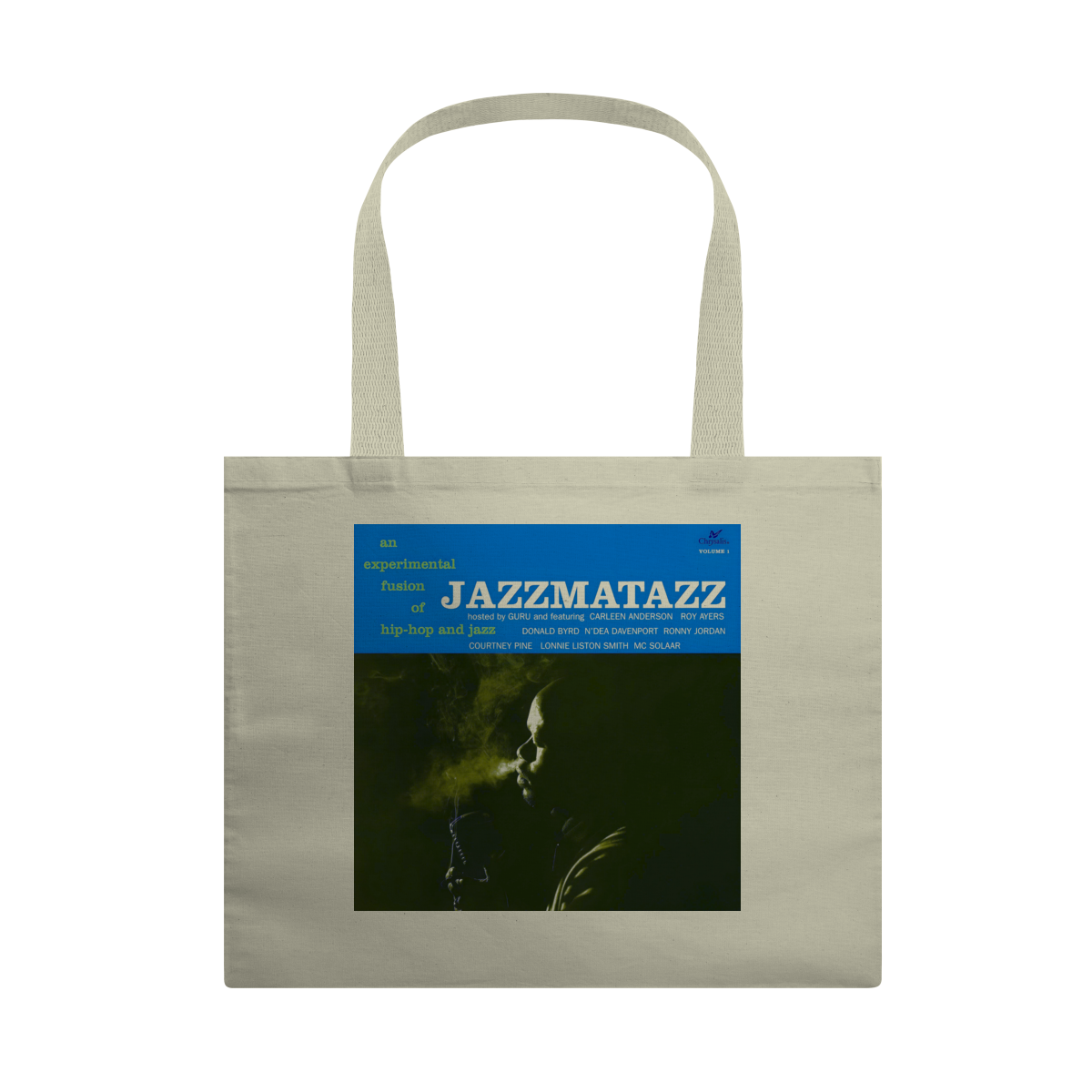Nome do produto: Eco Bag Grande Jazzmatazz - Volume 1 - Coleção Rap/ Jazz