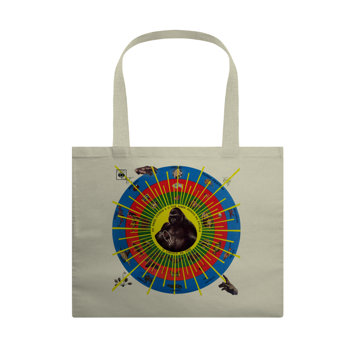 Nome do produto: Eco Bag Grande Pedro Santos - Krishnanda - Coleção MPB