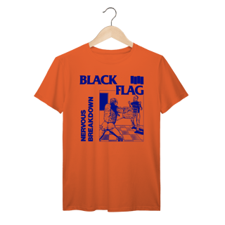 Nome do produto Camiseta Premium Black Flag - Nervous Breakdown - Coleção Punk/ Hardcore