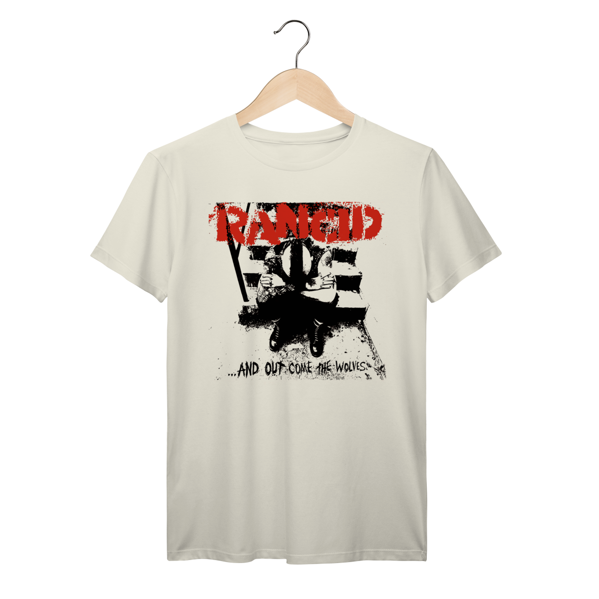 Camiseta Premium Rancid - ...And Out Come the Wolves - Coleção Punk