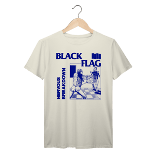 Nome do produto Camiseta Premium Black Flag - Nervous Breakdown - Coleção Punk/ Hardcore