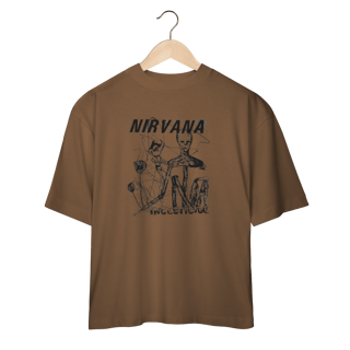 Nome do produto Camiseta Oversized Nirvana - Incesticide - Coleção Rock