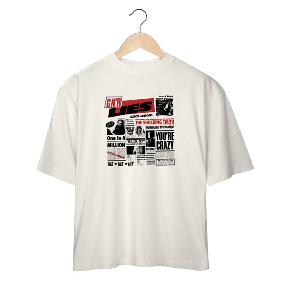 Camiseta Oversized Guns n