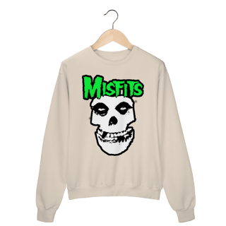 Nome do produto Moletom Fechado Premium Misfits - Coleção Punk