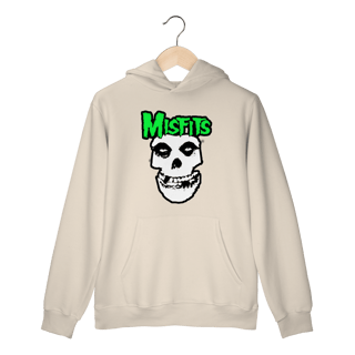 Nome do produto Moletom Canguru Premium Misfits - Coleção Punk