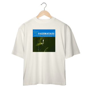 Nome do produto Camiseta Oversized Jazzmatazz - Volume 1 - Coleção Rap/ Jazz