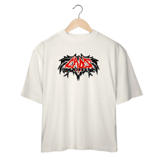 Nome do produto Camiseta Oversized Caos Manifesto - Logo - Coleção Exclusivas
